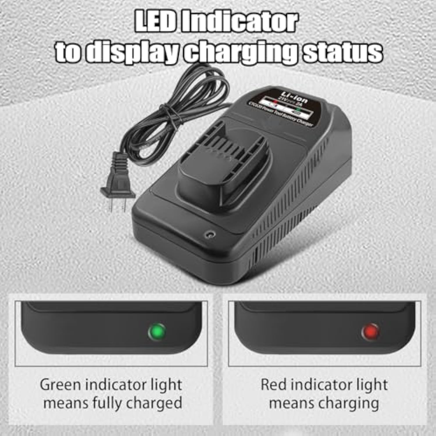 Replace Charger For Snap On 18V Battery Ctb6187 Ctb6185 Ctb4187 Ctb4185 Series Tool Battery?Not Fit For Nicad
