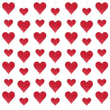 4 Pack Glitter Heart Garland Valentines Day Decorations Paper Hearts Streamers Hanging Hearts Decorations For Valentines Galentines Day Birthday Bridal Shower Wedding Engagement Anniversary (Red)