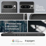 Spigen Liquid Air Armor Designed for Pixel 8 Pro Case (2023) [Military-Grade Protection] - Matte Black