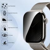 [4 Pack Privacy Screen Protector For Apple Watch Series 10-42 Mm,Premium Tpu Soft Full Coverage Film For Iwatch S10 2024, Anti-Spy Matte Black