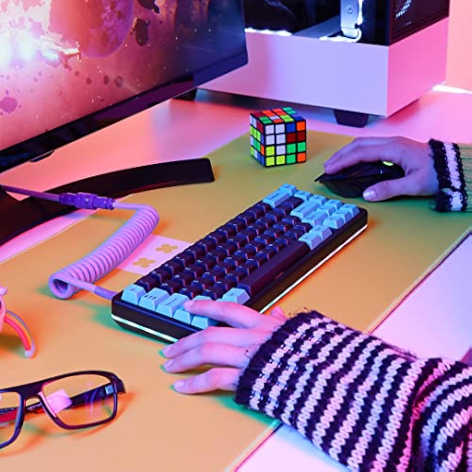 DROP + MiTo GMK Pulse Custom Mechanical Keyboard Keycap Set - 163-keys, Double