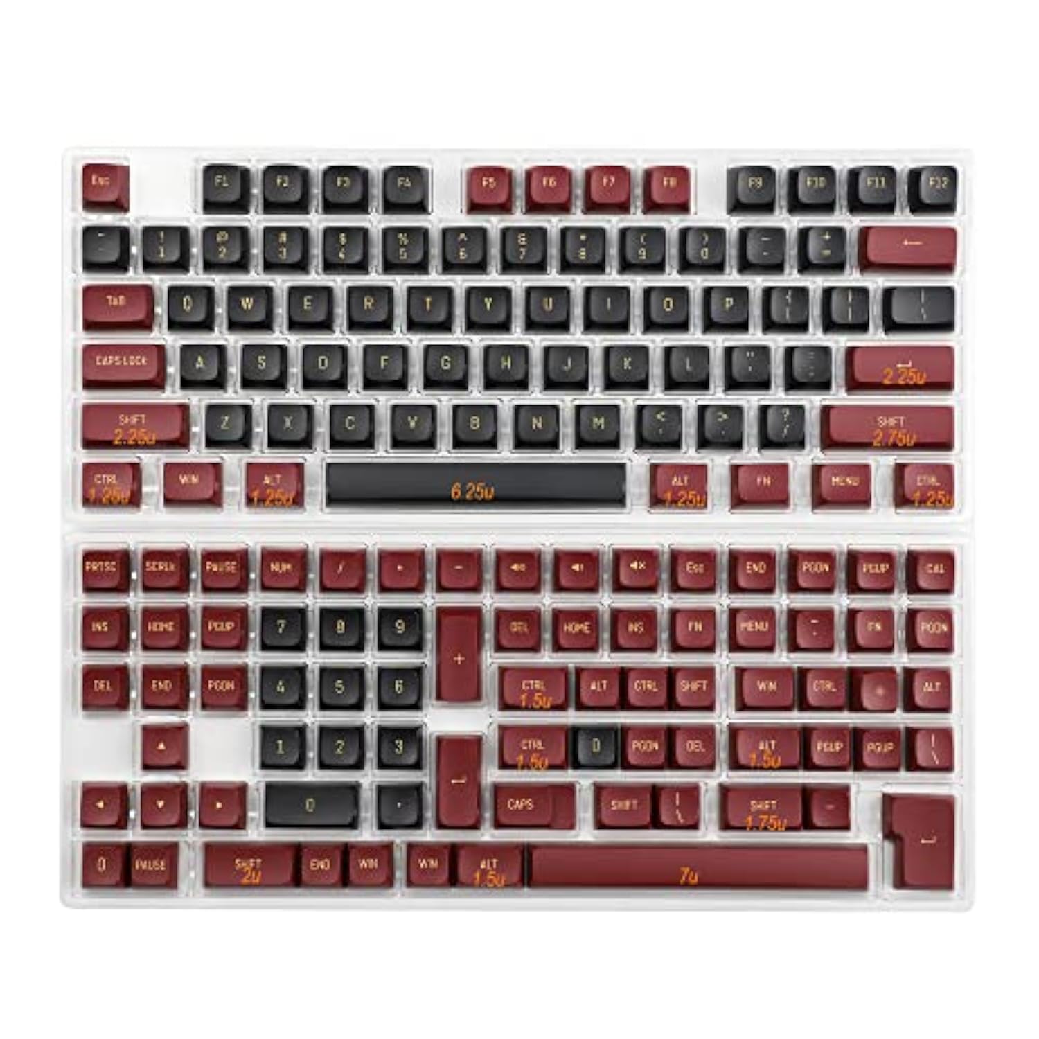 Ysa Ball Shape Double Shot Keycaps Pbt Keycap For Mx Keyboard 104 87 61 Melody