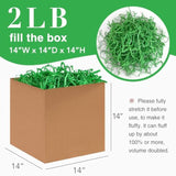 2Lb Crinkle Cut Paper Shred Filler For Bag Gift Box Basket Confetti Paper Shreded Stuffing Decoration For Valentine'S Day Holiday Party (Forest Green)