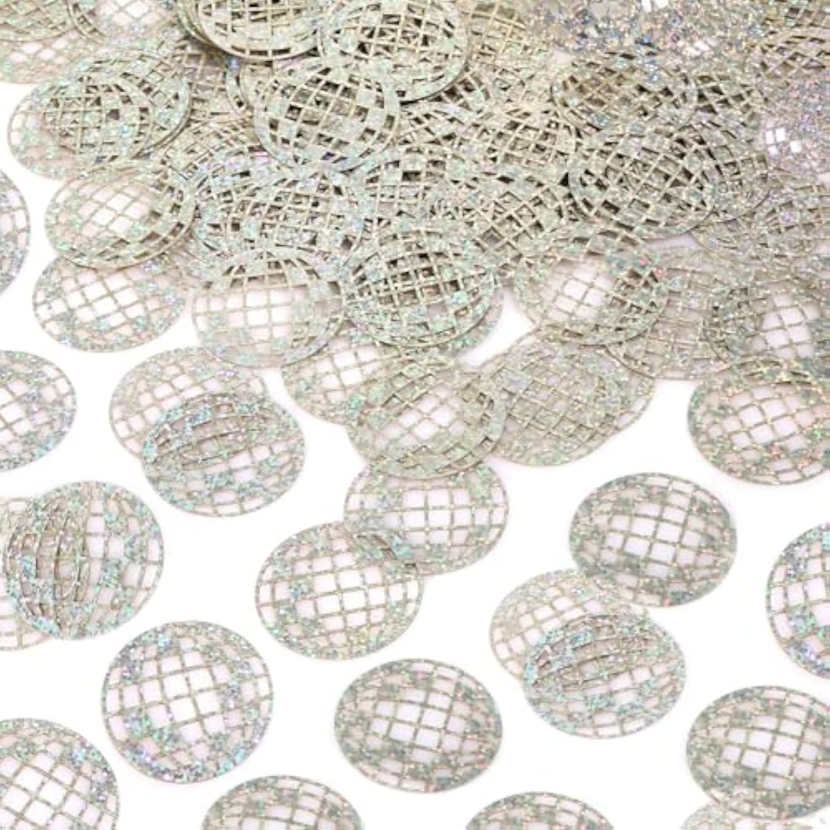 100pcs Glitter Disco Ball Confetti – 70s/80s Party & Bachelorette Décor