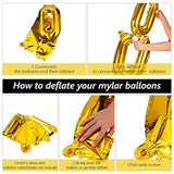 22 Pieces Inflatable Radio Boombox Inflatable Mobile Phone And 16 Inch Gold Inflatable Foil Chain Balloons 80S 90S Party Decorations Supplies Cosplay Props Hip Hop Theme Birthdays Weddings Graduations