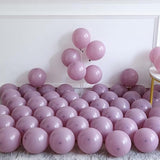 146Pcs Dusty Purple Balloon Garland Arch Kit, Double-Stuffed Pink Sand