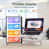 Portable Monitor 15.6-Inch Fhd 1080P Ultra-Slim Travel External Monitor Hdr Ips Gaming Display With Kickstand &Speakers Usb-C Hdmi Plug&Playfor Laptop Pc Phone Ps4/5 Xbox Switch