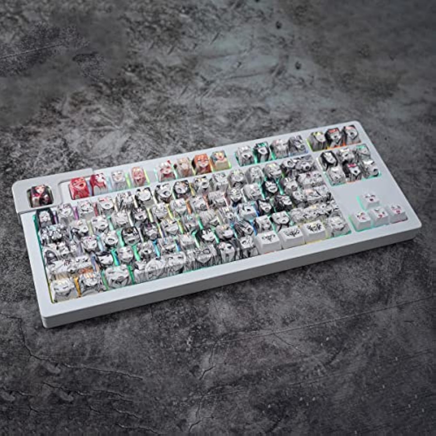 Translucent Keycaps Pbt Dye Sublimation Oem Profile 108 Keycap Set Japanese An