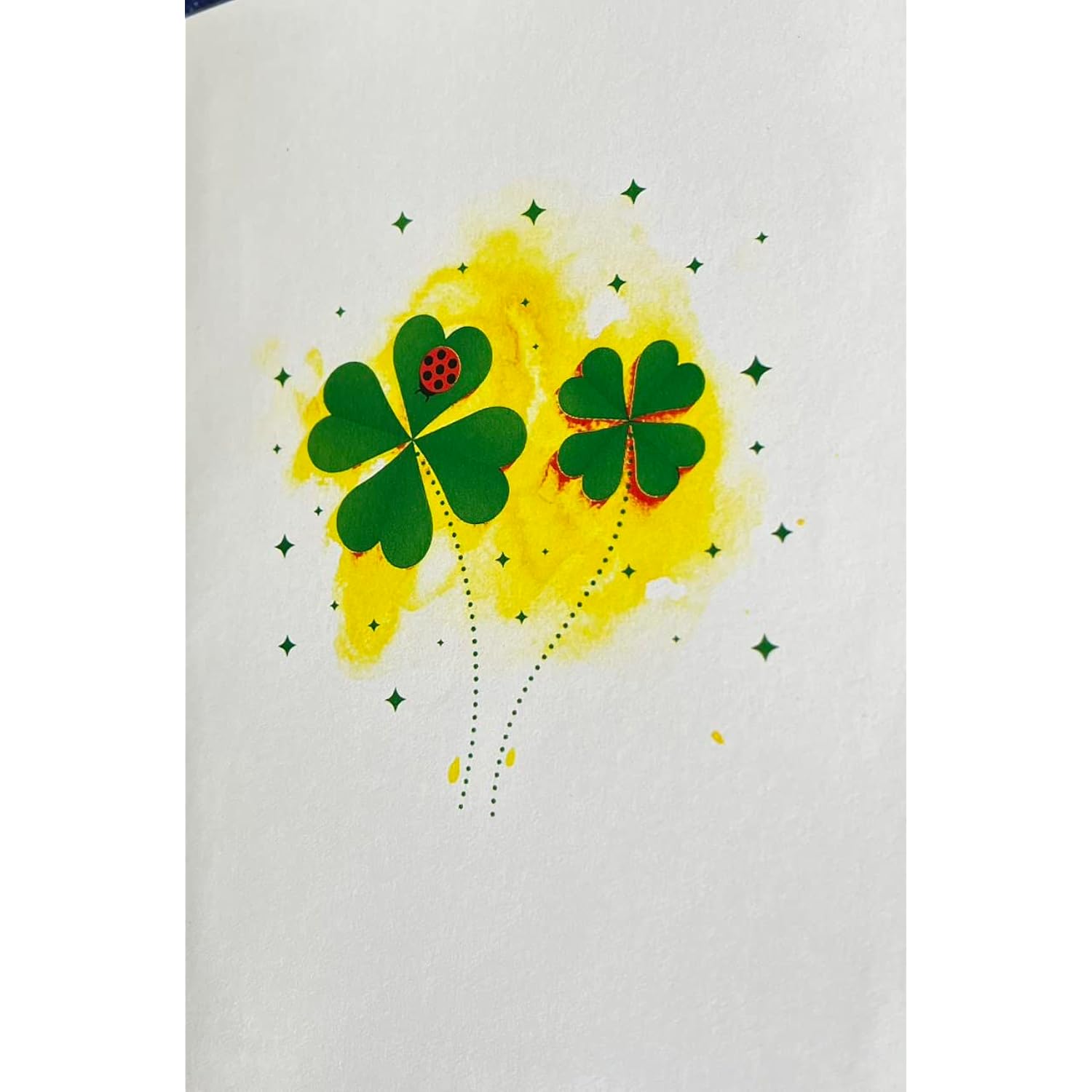 3D Ladybird And Clover Pop Up Card, 3D Insect Card For Girlfriend, Wife, Mum, Grandma, Teacher, Mother Day, Anniversary, Thank You, Good Luck, Thinking Of You, Thank You, St Patrick Day Card, A23