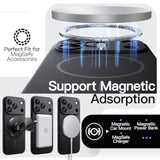 JETech Magnetic Slim Case for iPhone 17 Pro 6.3-Inch, Compatible with MagSafe, Ultra-Thin Lightweight Minimalist Phone Cover with Matte Finish and Full Camera Lens Protection (Black)