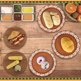 100 Pcs Platos De Barro Mexicanos Paper Plates Fiesta Party Plates 7 Inch Cielito Lindo Party Decoration Terracotta Clay Pottery Dishes For Taco Carnival Independence Day Baby Shower Supplies Wedding