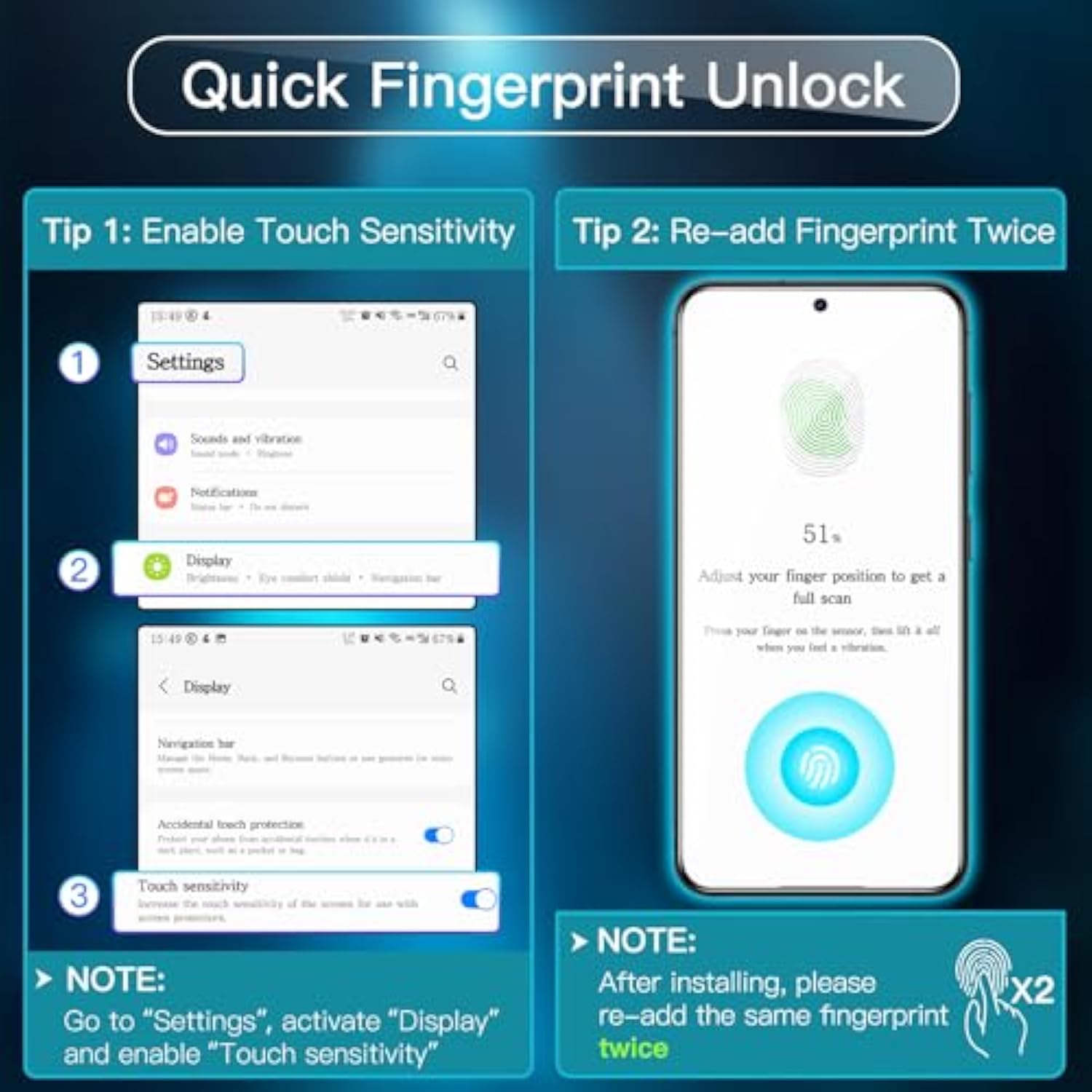 JETech 5 in 1 Matte Case for Samsung Galaxy S25 5G with 2-Pack Each Screen Protector and Camera Lens Protector, Translucent Back Phone Cover, Tempered Glass Film (Black)