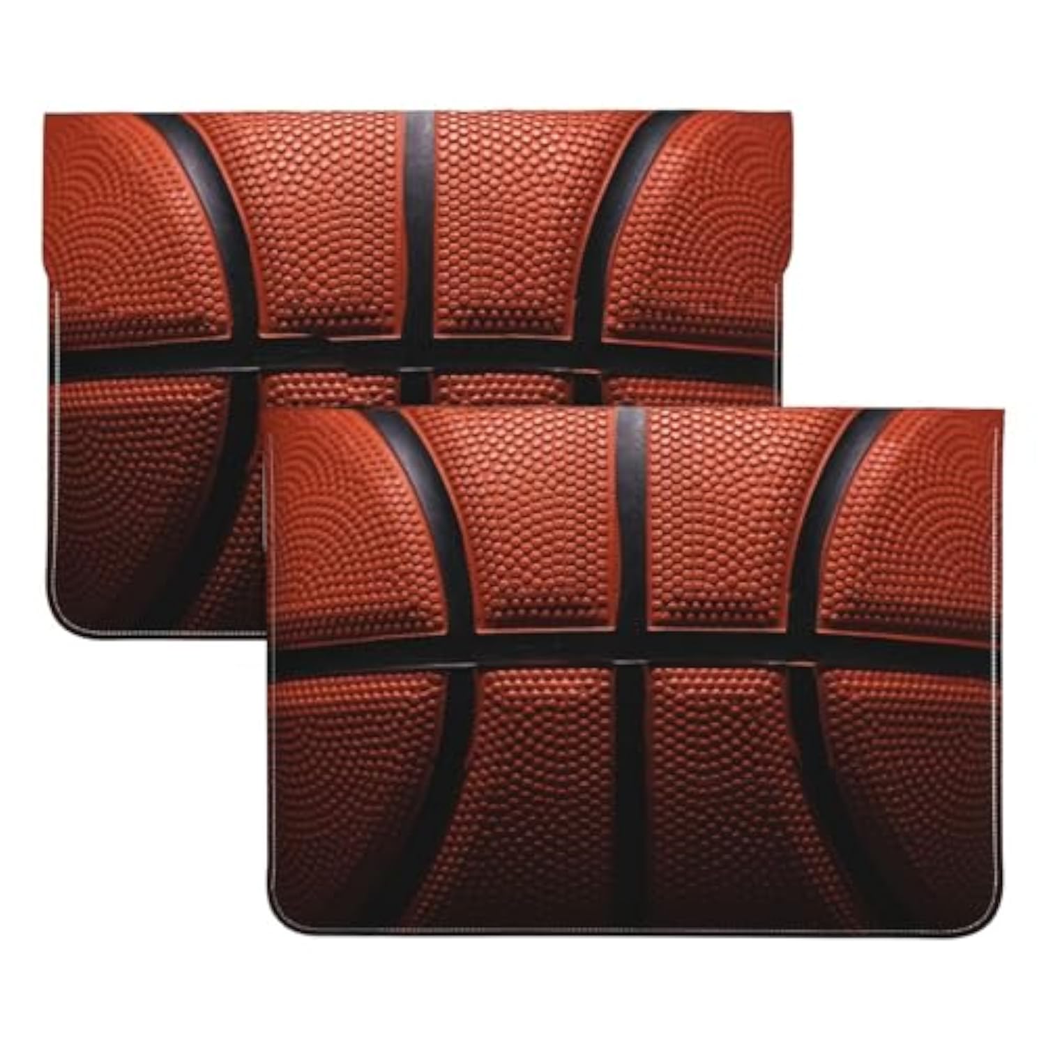Basketball Pu Leather Laptop Sleeve 11.6 12.3 13 Inch Protective Sleeve Waterproof Case Computer Cover Notebook Bag
