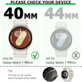 [12Pack] Bling Case Compatible With Samsung Galaxy Watch 7 40Mm 2024 Screen Protector, Hd Full Protection Flexible Tpu Watch Bumper Cover Anti Scratch Samsung Watch 7 Accessory (40Mm)