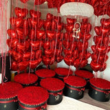 Valentines Balloons, Heart Balloons for Valentines Day Decorations, Valentine Decorations, Valentines Decor 50 Pcs-1287