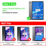 Case For Lenovo Tab M10 Plus 10.3" (Not For M10 Plus Gen 3Rd 10.6" 2022), Ligh