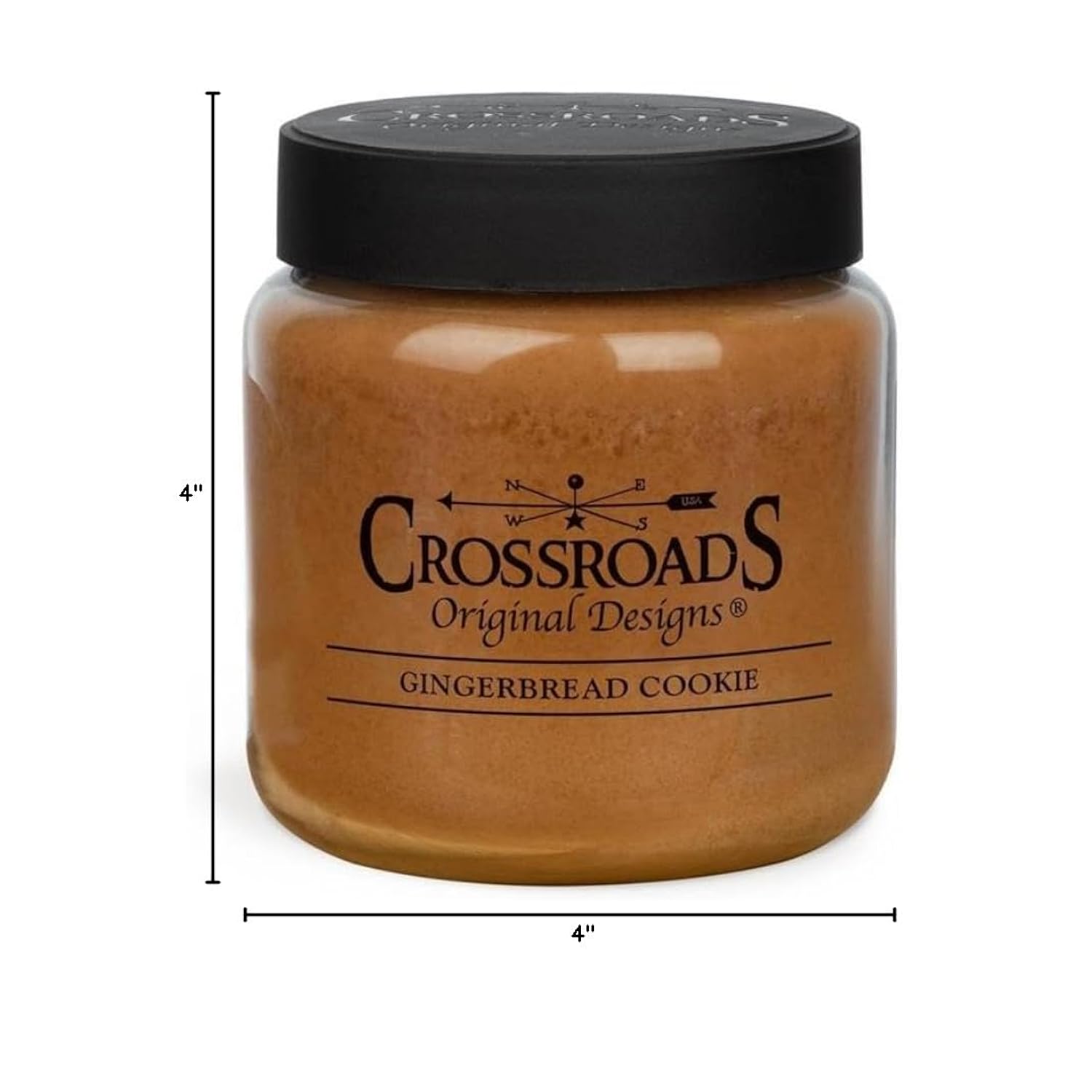 Gingerbread Cookie Scented Jar Candle, 16 Oz, Home Fragrance Accessories