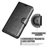 Premium PU Leather Wallet Flip Protective Phone Case Cover with Card Slots and Kickstand for Samsung Galaxy A10E A10 E 2019