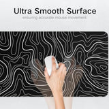 Gaming Mouse Pad, Large Mouse Pad 80 X 30Cm (31.5X11.8X0.12Inches) Mousepad Big Desk Mat With Non-Slip Rubber Base Keyboard Pad For Gaming And Office-Black