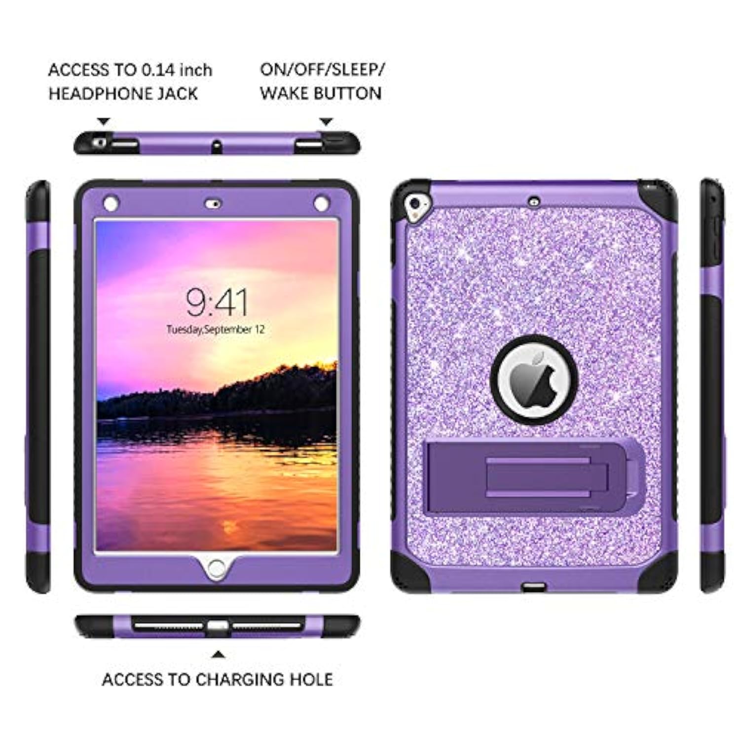 Ipad 6Th 5Th Generation Case, Ipad 9.7 Inch Case 2018/2017,Ipad Pro 9.7 Case,I