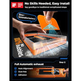 Screen Protector For Iphone 12 Pro Max [9H+ Military-Grade Aerospace Glass][Auto-Alignment Kit][Hd Clear] Shatterproof Tempered Glass Film For 12 Pro Max 6.7" Case-Friendly, Zero-Bubble