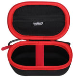 Storage Case For Glorious/Tmkb Falcon M1Se/Hyperx Gaming Wireless Mouse, Model O/D Rgb Mouse With Lights Hard Travel Case, Protective Carrying Storage Bag(Only Box) (Black & Red)