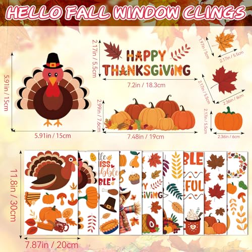 3 Pcs Fall Thanksgiving Nutcracker Turkey Figures Fall Table Decor