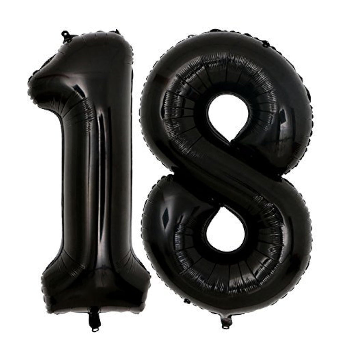 40inch jumbo Black 18 number balloons for 18th Birthday Party Decoration Men Women 18 Years Old Birthday Party Supplies use them as Props for Photos