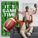 Football Door Cover,Football Party Decorations, It'S Game Time Banner Rugby Tailgate Theme Hanging Banner For Game Day Touchdown Sport Birthday Party Indoor Outdoor Supplies