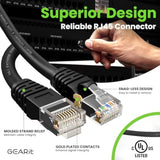 GearIT Cat 6 Snagless Patch Ethernet Cable, 3 Feet (20 Pack) - Black