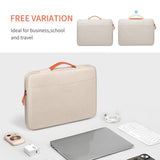 360° Protective Laptop Bag,14-15.6 Inch Laptop Sleeve Case For Hp Lenovo Dell Asus Acer, Computer Bag (Khaki, 14 Inch)