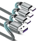 [3Pack 6Ft] Compatible With Samsung Galaxy S9 S10 S8 Plus Charger Cord(3A Fast Charging), Tpe Usb C Type Charger Cable,Usb A To Type C Replacement For Samsung A32/A12/A10E/A20/A51/Note 20/9/8-Tarnish