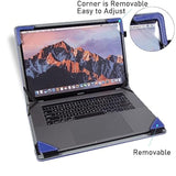 Laptop Case Cover Compatible With Dell Inspiron 16 Plus 7610 7620 7630 7635 7640 7650 16 Inch Notebook Sleeve Pu Leather Stand Hard Protective Skin