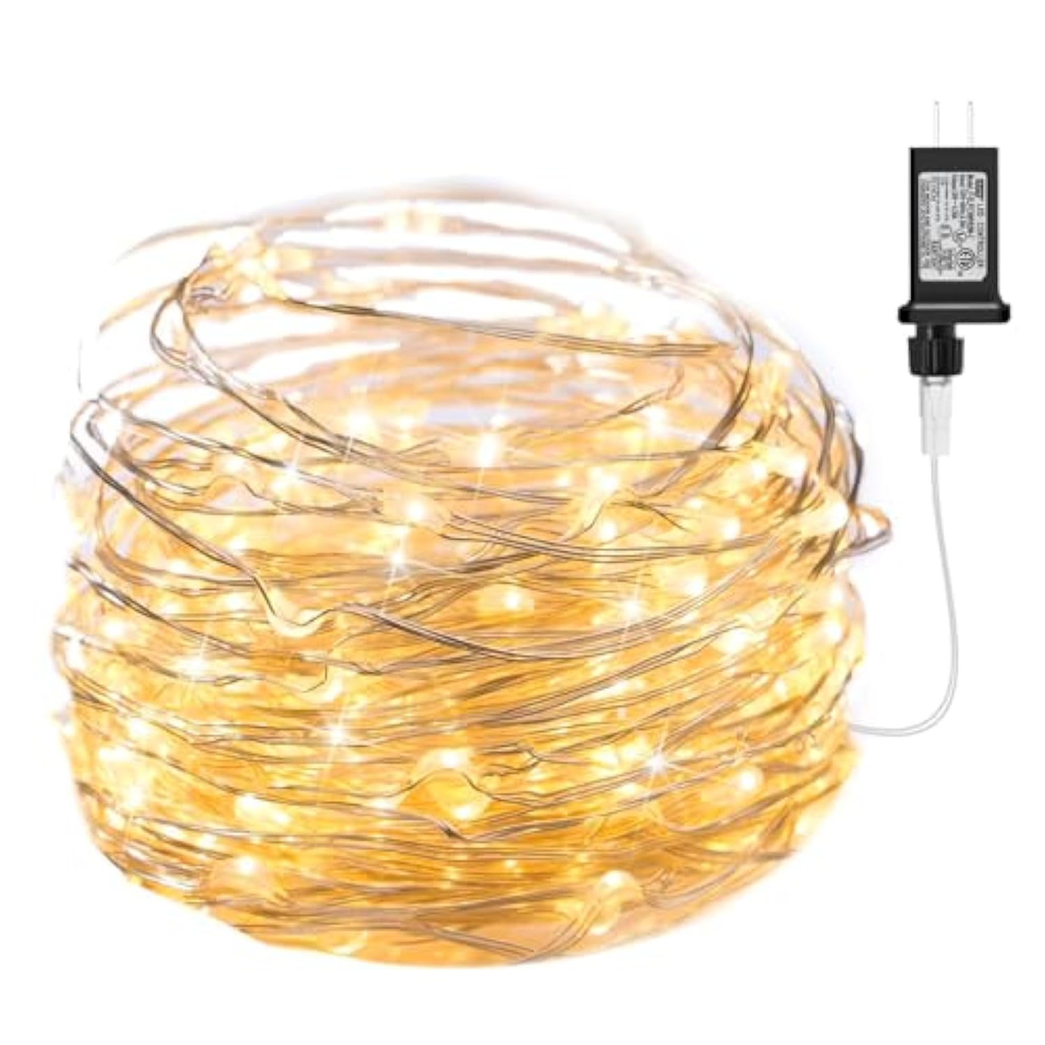 33Ft Fairy Lights - 100 LED Waterproof String Lights for Indoor/Outdoor Decor