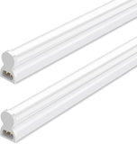 2 Pack 4FT T5 LED Shop Lights 22W 2200LM 6500K Linkable Utility Fixtures with Switch
