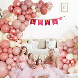 Dusty Pink Balloon Garland Kit - Boho Wedding & Party Decor