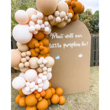 Burnt Orange Balloon Garland Arch Kit Double Stuffed Fall Party Decor