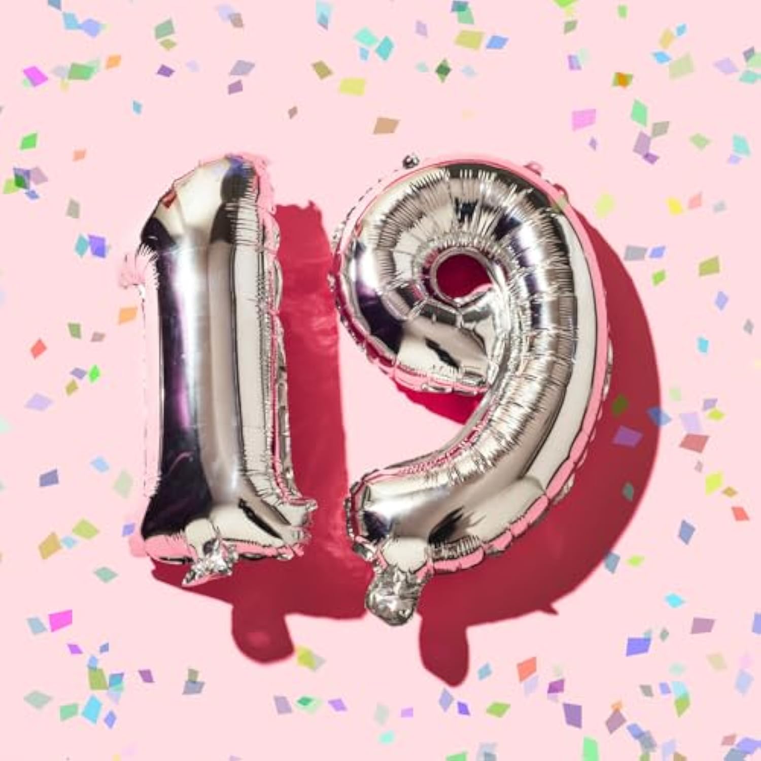 16" Silver 0-9 Number Balloons Foil Balloons Mylar Balloons For Party