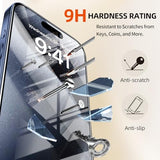 [2-Pack] Screen Protector for iPhone 16 (6.1 inch) - 9H Hardness, Anti-Fingerprint, Magnetic Auto-Install, Bubble-Free Installation, Ultra-Clear