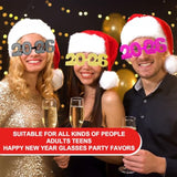 8pc 2026 New Year Glasses NYE Party Favors & Graduation Photo Props