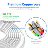 10Ft Power Adapter Wall Charger For Simplisafe Indoor Camera, Blink Mini Camera, Samsung Galaxy Tab A 8.0" 7.0" 9.7" 10.1",E,S,S2,3,4,Tab 3 4 Note 4 5 S7 Edge S6 S2 J7 J5 Micro Usb Charging Cord Cable