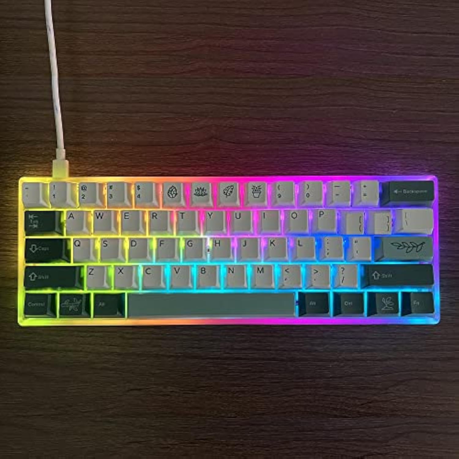 129-Keycaps Xda Profile Pbt Keyboard Key Caps Full Set, Custom Keycaps Dye Sub