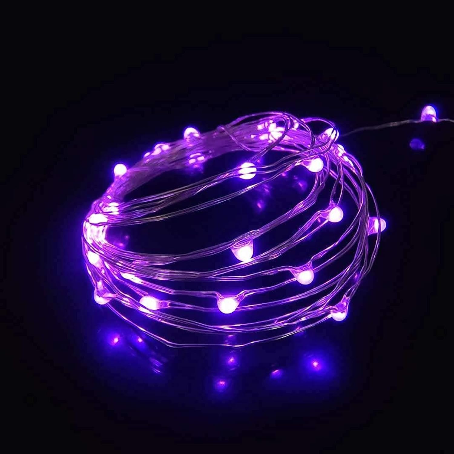 2 Pack Battery Operated Mini Led Lights,Indoor Fairy Lights With Timer 6 Hours On/18 Hours Off For Christmas Party Decor
