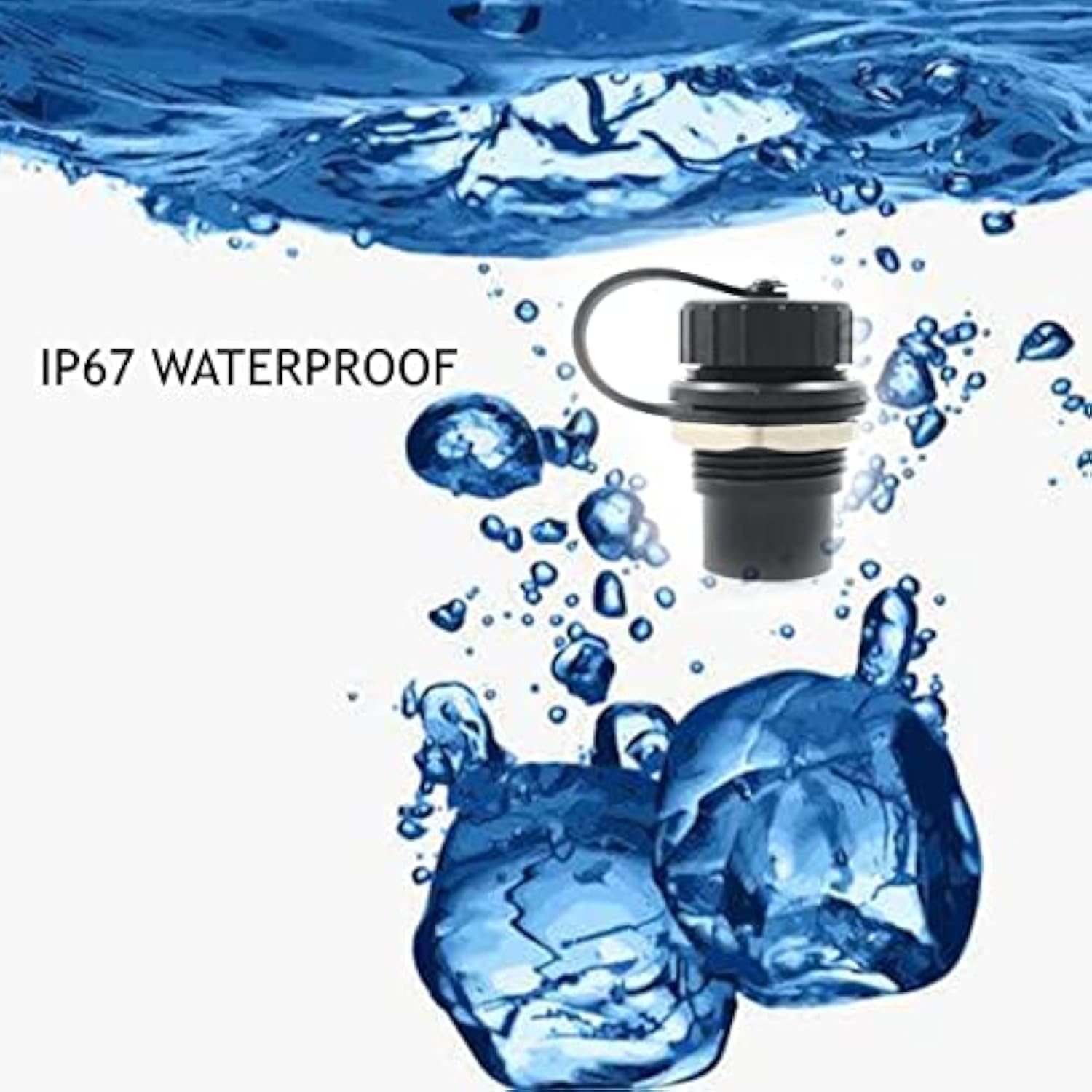 2Pcs Waterproof Usb 3.0 Panel Mount Coupler, Ip67 Usb Pass Through Connector,