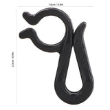 Reusable Christmas Light Clips, Hardware Hooks Gutter Light Clips Outdoor For Party Festival Christmas 120 Pcs (Black)