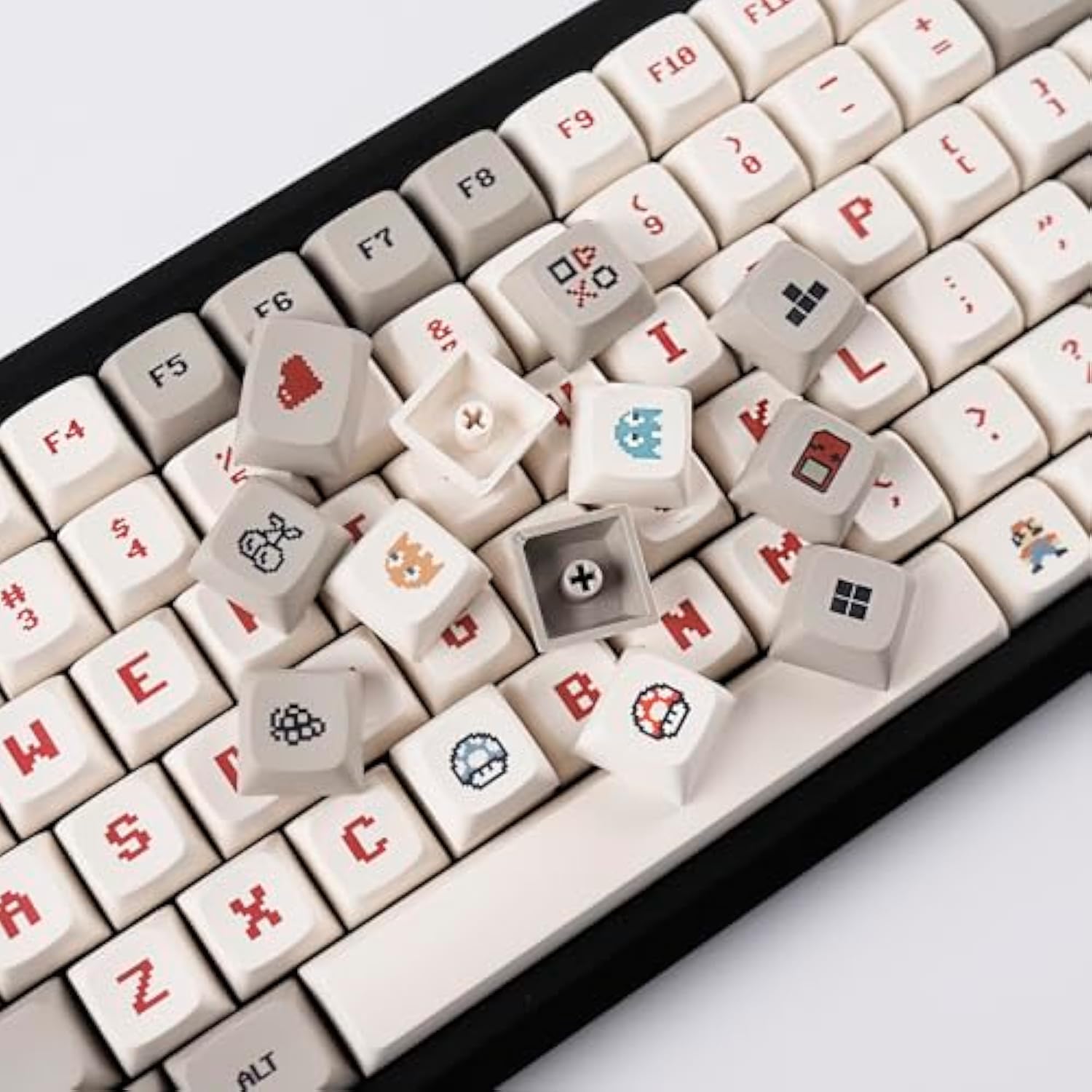 146 Key Gameboy Dye Sub Zda Pbt Keycap Similar To Xda For Mx Keyboard 104 87 6