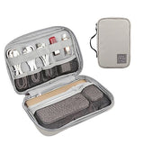 Electronic Cable Tech Cord Organizer Travel Case Small Cable Storage Bag For Earbuds Charger Pouch