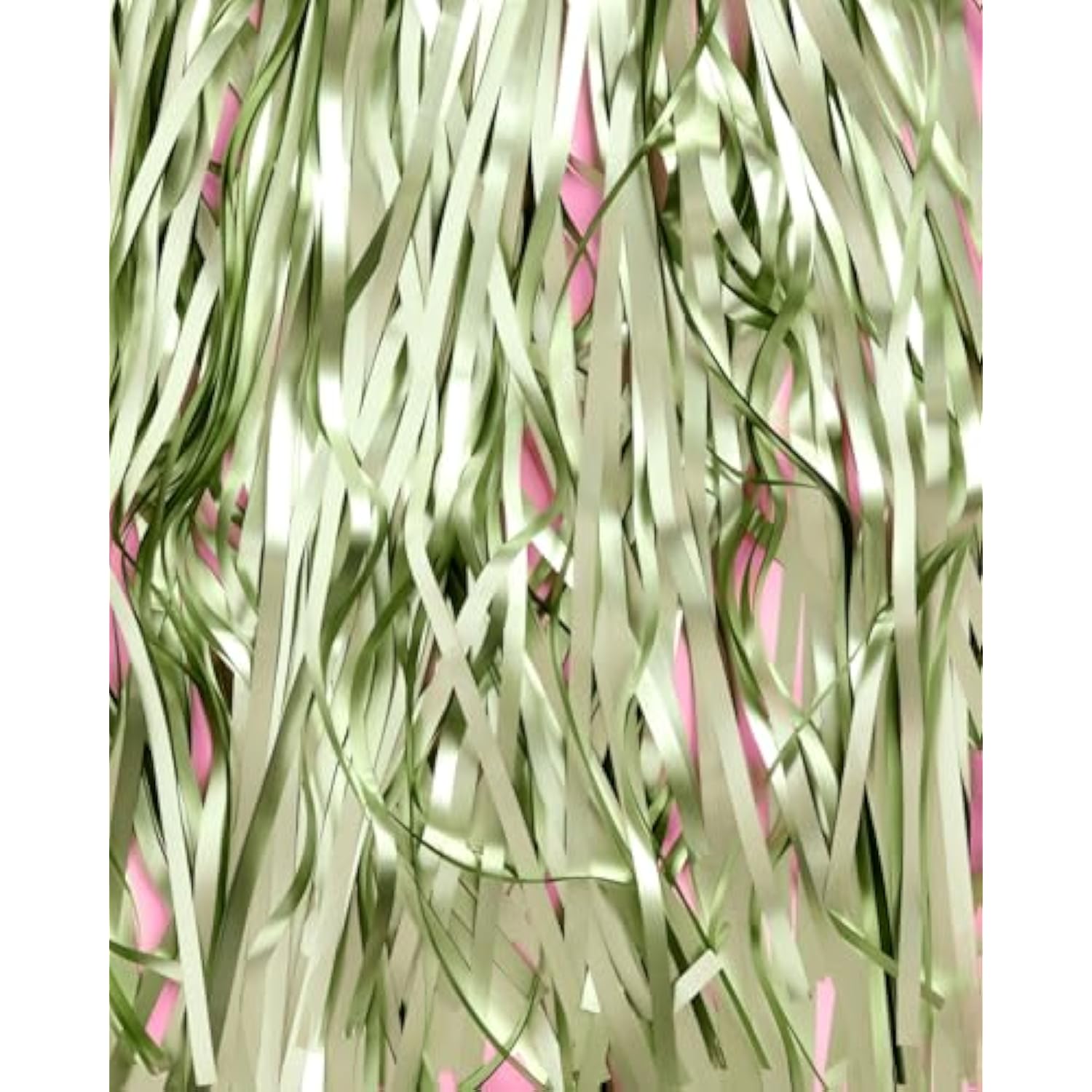 Party Decorations Sage Green Foil Curtain - Set Of 2 | Bachelorette Party Supplies, Cute Birthday Queen Photo Booth, Bach Martini Decor, Bridal Shower Backdrop