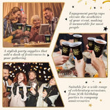 50 Pack 50Th Birthday Decorations Birthday Cups 16 Oz Disposable Plastic Gold And Black Cheers To 50 Years Cups For Men Women Hot Cold Drinks For Wedding Anniversary Supplies