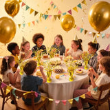 6pcs Gold Foil Starburst Table Centerpieces for Party & Holiday Decorations